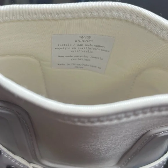 Karl Lagerfeld White Biker Boots - Picture 6 of 10